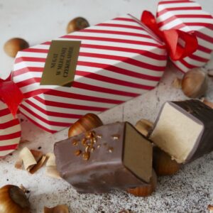 Nugat w mlecznej czekoladzie